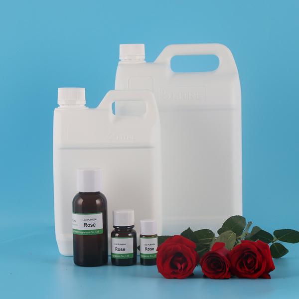 Arômes de rose aromatisée douce et biologique Huile essentielle Arômes floraux Parfums pour les soins de la peau