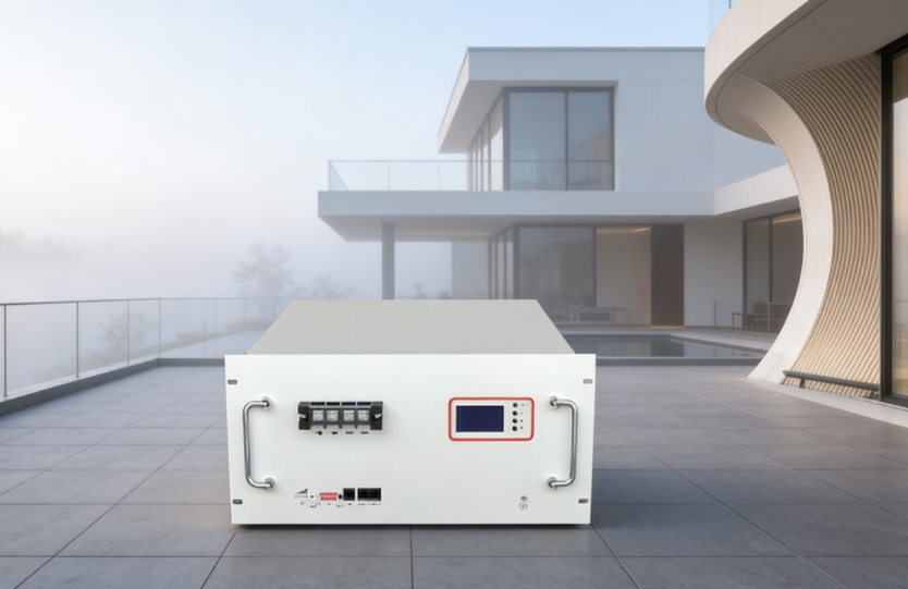 5.12kWh LiFePO4 25.6V 200Ah Server Battery Rack Scalable Home Energy Storage