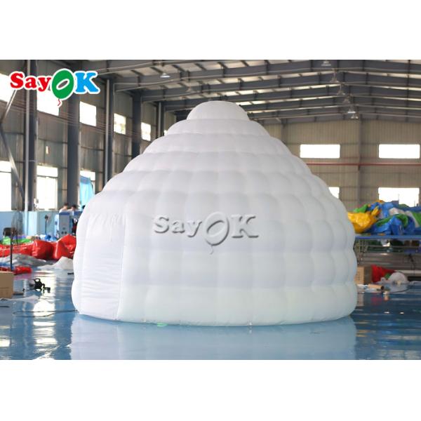 Раздувной шатер 4m иглу 13ft привел освещать шатер Yurt купола иглу раздувной для на открытом воздухе располагаться лагерем