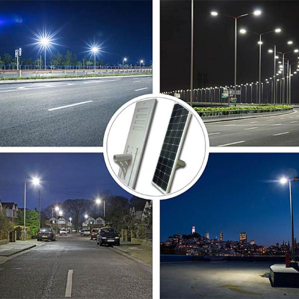 Human Induction Road Lighting Integrated Solar LED Street Light for Outdoor Projects