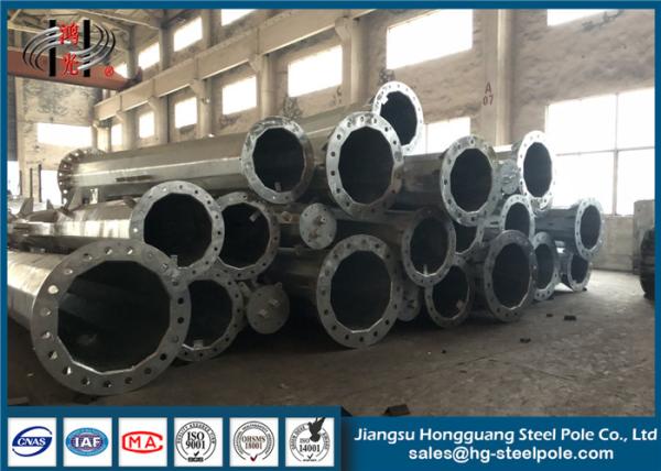 OEM Steel Transmission Poles For Power Transmission And Distribution Line