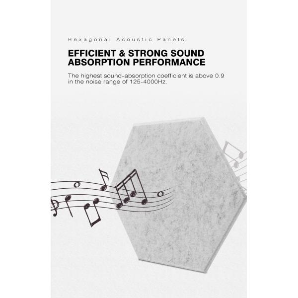 Прилипатель 9mm собственной личности чувствовал звукоизоляционное искусства стены акустических панелей декоративное мягкое