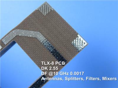 UL de superfície 94 V-O Rating do PWB do revestimento de TLX-8 baixo DF DK2.55 OSP