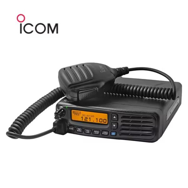 Original ICOM A120 Mobile Airband Walkie Talkie with IPX4 Water Resistance 4500-5000MAH Battery and 200 Storage Channels