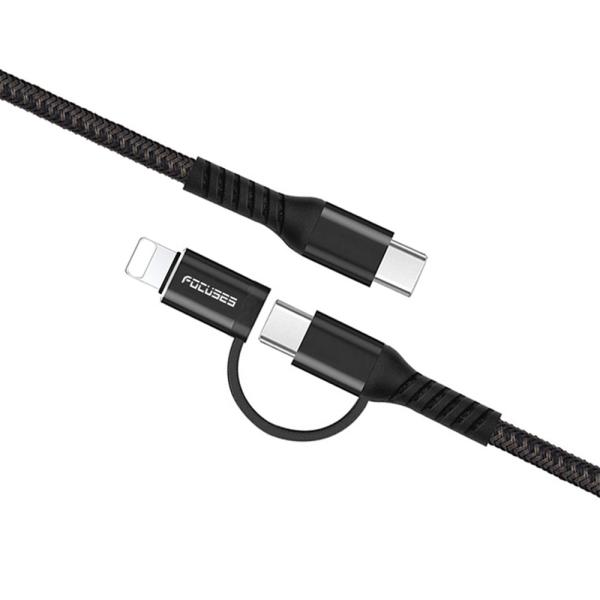 20AWG 3A PD 18W USB Lightning Charger Cable Oxygen Free Copper