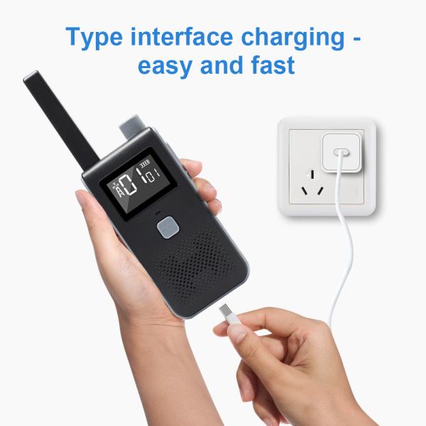 0.5W Two way radio Vox Function Yes Keypad Lock Rechargeable Wireless walkie talkie for Streamlined Communication