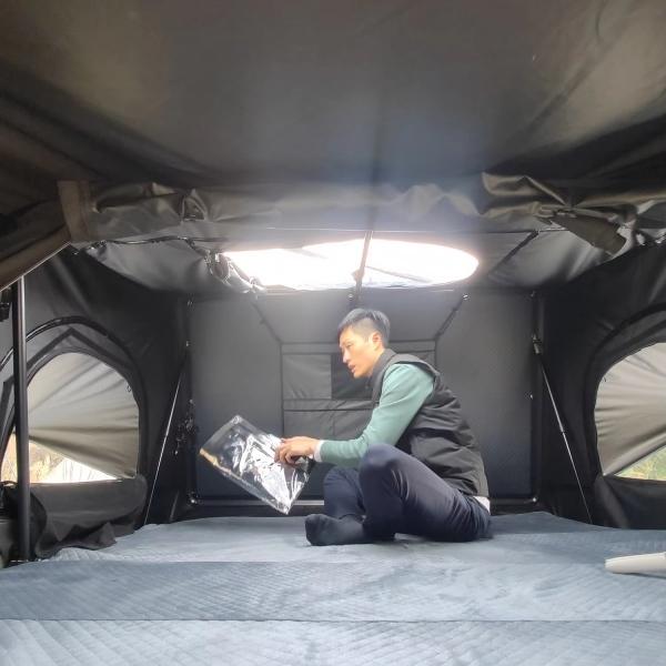 1-4 Person Polycotton Lightweight Roof Top Tent For Travelling