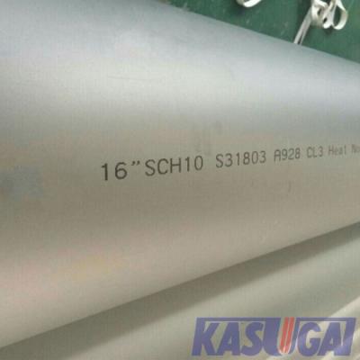 Super Duplex 50mm Stainless Steel Pipe Corrosion Resistant ASTM A928 S31803 EFW