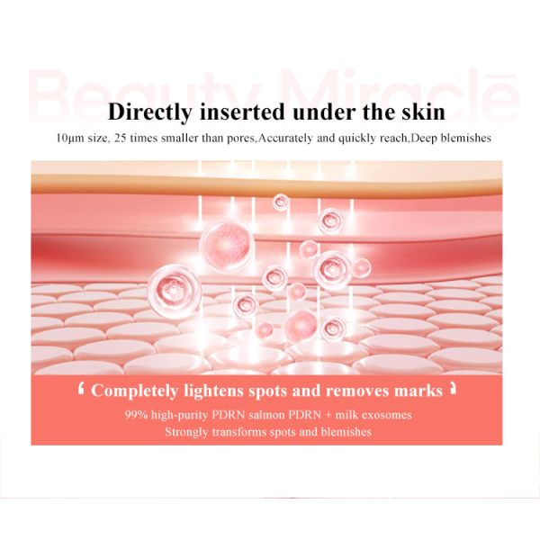 Custom Private Label Microneedling Needles Skin Care Microneedling Skincare Pdrn Peptide Salmon Dna Serum Face Lotion