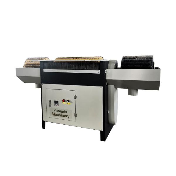 PM120A Small Three Rollers Brush Manual Wood Sanding Machine for Smooth Wood Surfaces
