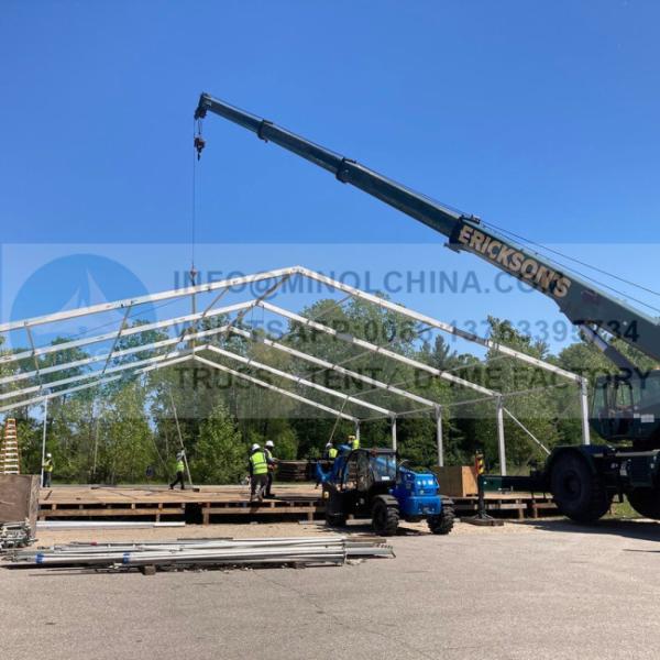 Anti Rust Surface 500 Seater Church Tent Aluminum Alloy T6061/T6