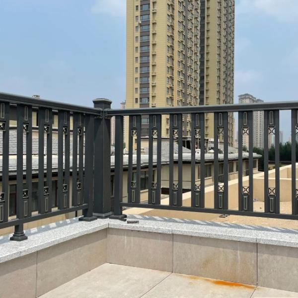 Defender Decorative Aluminum Railing 72 Inches Perfect Combination Of Style And Security