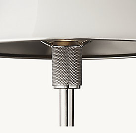 Metal Slope Shade Adjustable Height Wall Mounted Bedside Table With Light