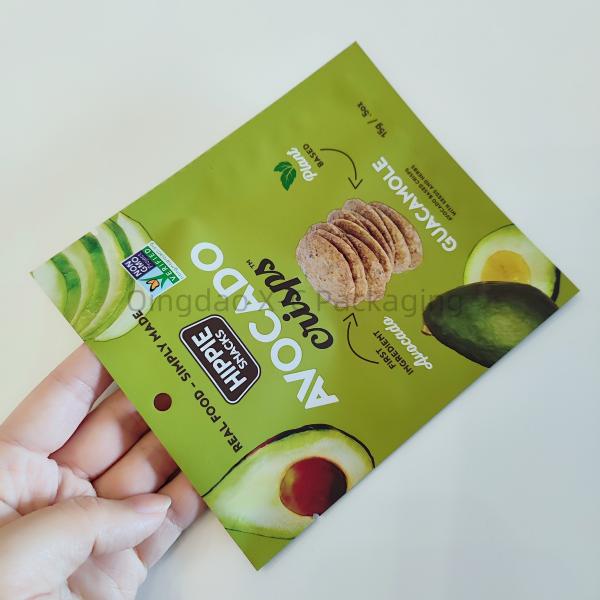 Laminated 3 Side Seal Packaging Bags Customized Logo Food Sachet Packaging