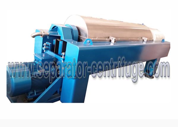 Centrifugador químico do titânio de sal industrial de alta velocidade do centrifugador do filtro da descarga do rolo