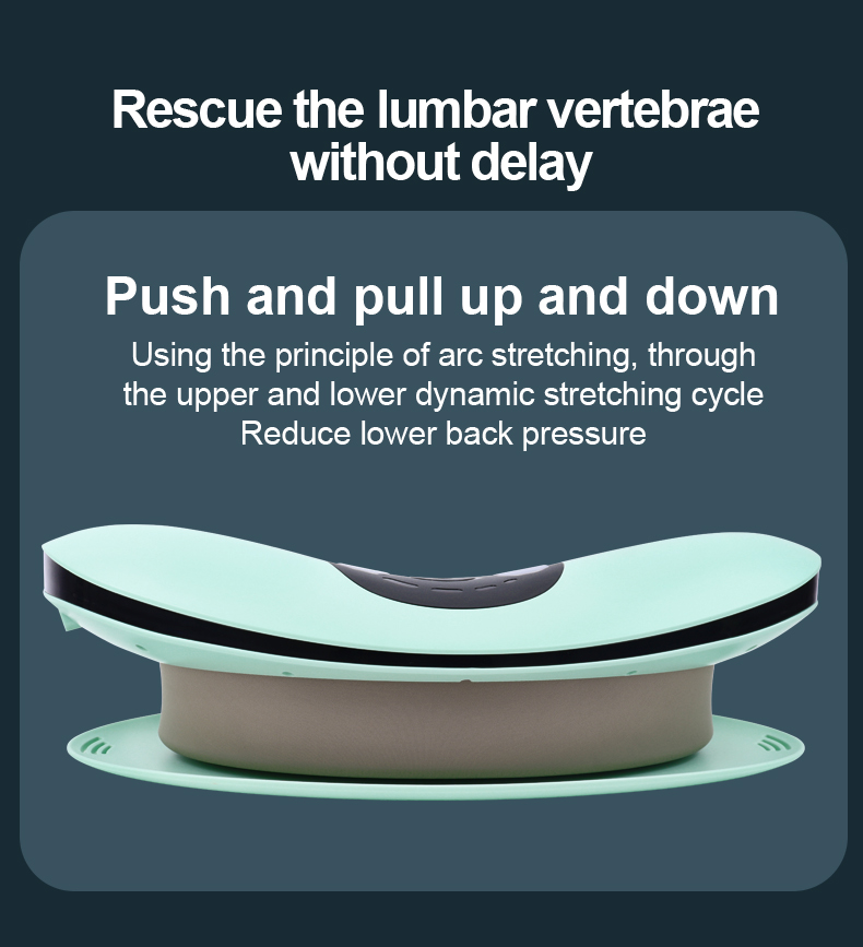 Heating Cervical and Lumbar Traction Machine Waist Lumbar Massager Tens Pulse Massager