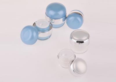 Inner Biliary White Shell Plastic Cosmetic Jars Jet Molding