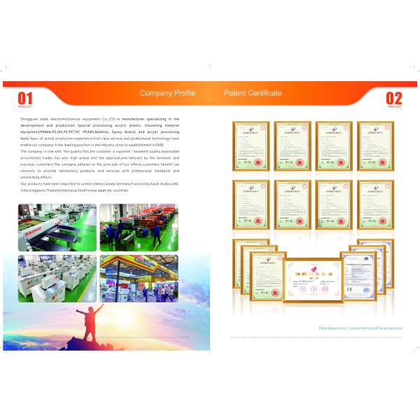 3.5kw Acrylic Polishing Machine For Acrylic Processing 0-60° Cutting Angle