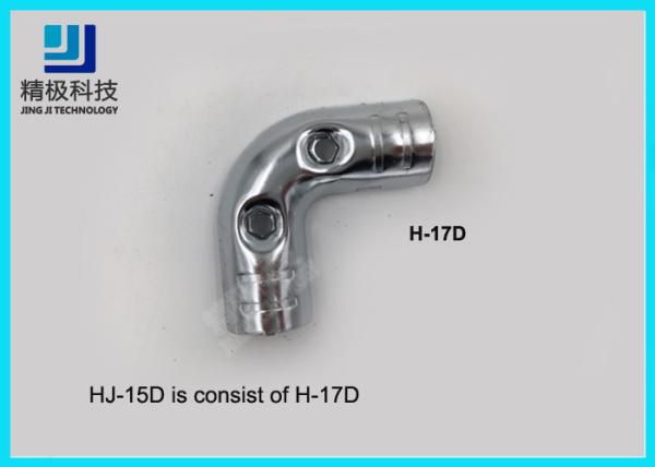 Elbow conectores da eletroforese/tubulação de Chrome os encaixes de tubulação HJ-15D de 90 graus