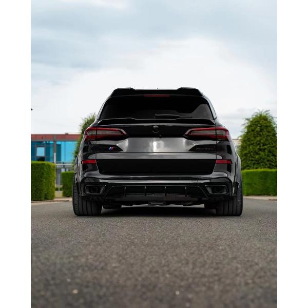 For BMW X5 G05 F95 Carbon Fiber Widebody Kit X5 G05 F95 Carbon Fiber Front Lip Diffuser Spoiler Wide-body Kit