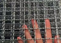 Grillage tissé serti par replis d'acier inoxydable d'armure toile de trou résistant à l'usure de 10mm