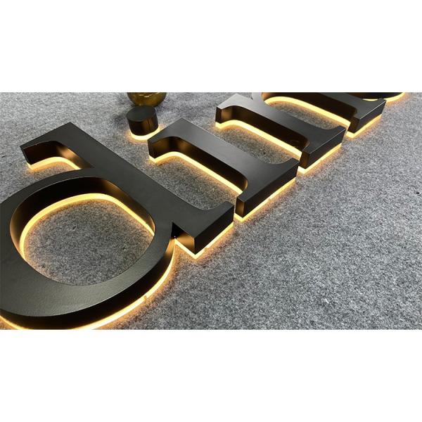 Latest Design Led Small Channel Letters Wall Mount Acrylic Sign Board Words