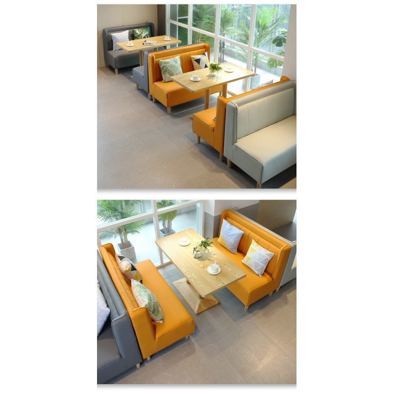 Custom High Quality Cheap Price Restaurant Dining Booth Seating  Furniture Cafe Shop Table and Chairs Set