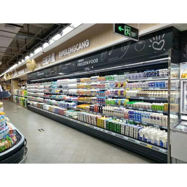Slimline Multideck Display Fridge With LED Lighting And Adjustable Shelving