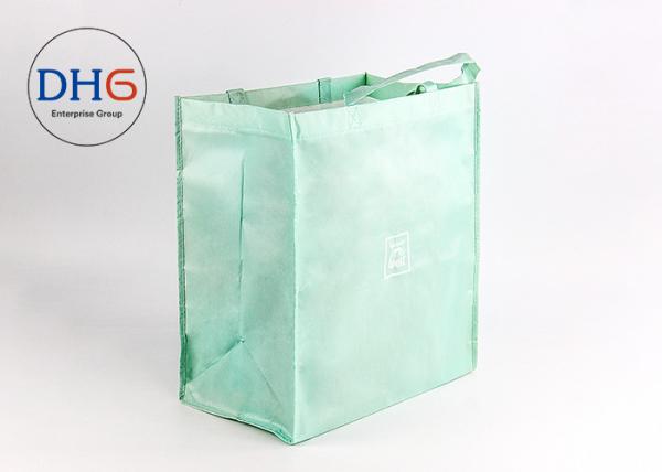 Recycled Custom Printed Tote Bags , Non Woven Polypropylene Bags With Bottom Gusset