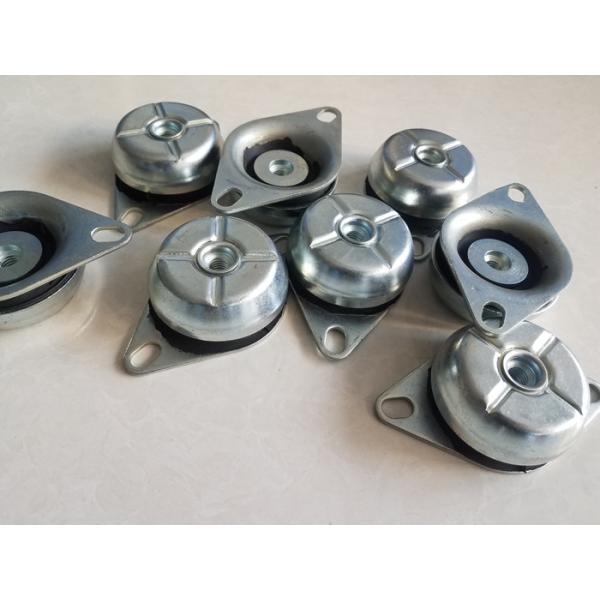 Черная резиновая ударная установка Низкое обслуживание Высокая вибрационная амортизация