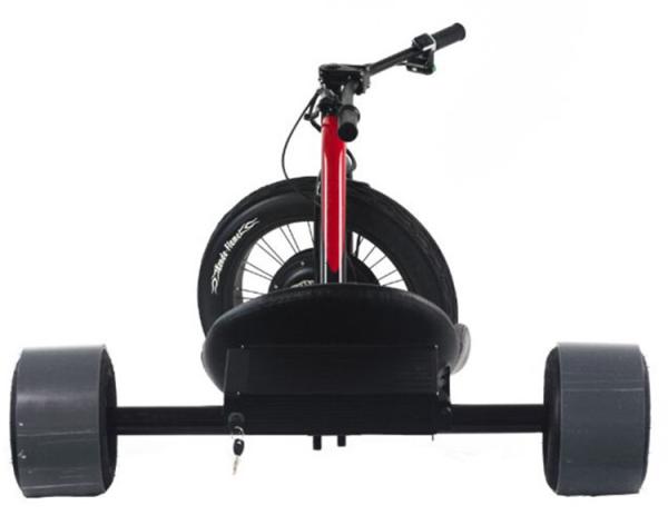 Three Wheel Powerful Electric Bike , Motorized Adults Powered Drift Trike