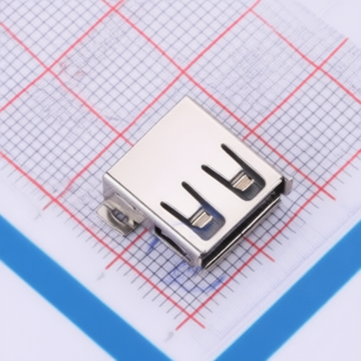 electrical connector HH HH-USB-SMT-201 with UL 94V-0 rated PBT LCP housing and copper alloy contacts