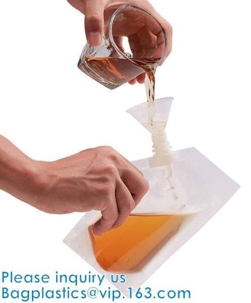 Stand-Up Drink Spout Pouch, Water Bottles Nozzle Bag, Beverage Mouth Bag, Beverage Liquid Juice Milk Coffee