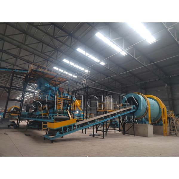 Large Capacity Compound Fertilizer Production Line Ball Shape