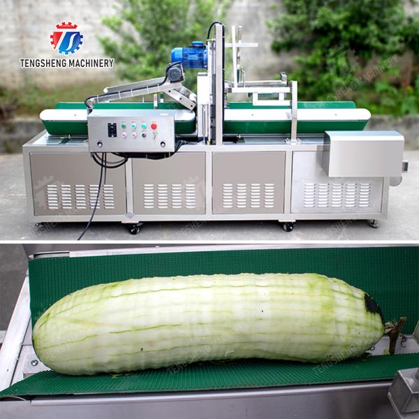 Large winter melon peeling machine papaya chieh-qua pumpkin wax gourd pineapple watermelon Hami Melon processing production Peeling & polishing