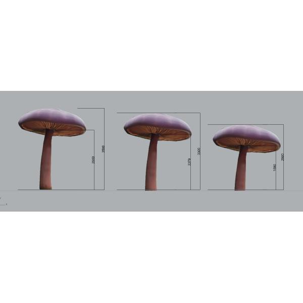 Fiberglass Water Playground Equipment Spray mushroom Aqua Play For Amusement Park Games