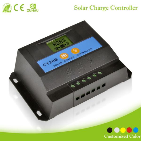Hanfong  LCD/LED high quality pwm solar charge controller/regulator 10a 12/24v with CE ROHS
