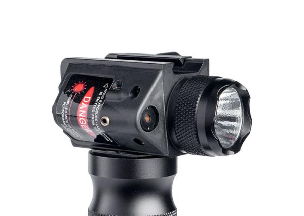 Aluminum Alloy Grip Tactical LED Flashlight 0.35kg Light Weight Concentrated Illumination