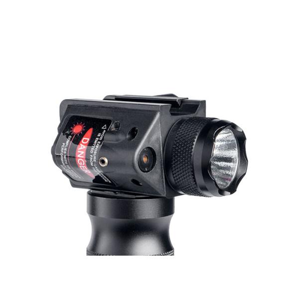 Aluminum Alloy Grip Tactical LED Flashlight 0.35kg Light Weight Concentrated Illumination