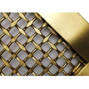 Crimped Type Weave Architectural Metal Screen With Stainless Steel or Aluminum