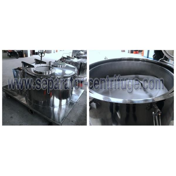 Центрифуга разделителя Флоодабле низкой температуры для отделять растворитель от извлеченного материала