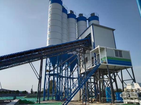Advanced Control System Cement Mixing Station Hzs180

