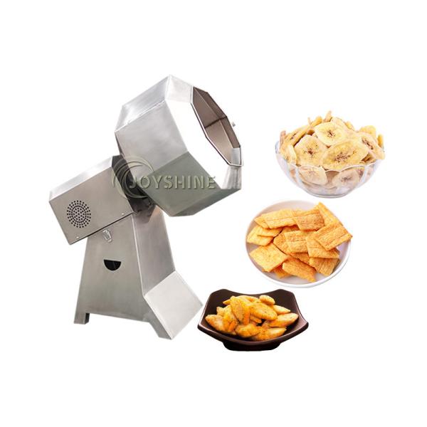 Máquina de aromatização de chips alimentares de alta velocidade tambor de temperos para processamento de alimentos 220v 380v
