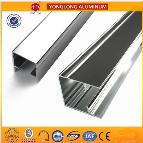 1.1 Thinckness Polished Aluminium Alloy Profile Surface Brightness