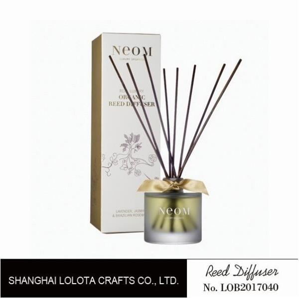 Portable Home Aroma Fragrance Diffuser , Colorful Scented Reed Diffuser