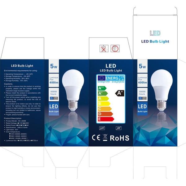 Wholesale led bulbs 5w 3000k led bulb light