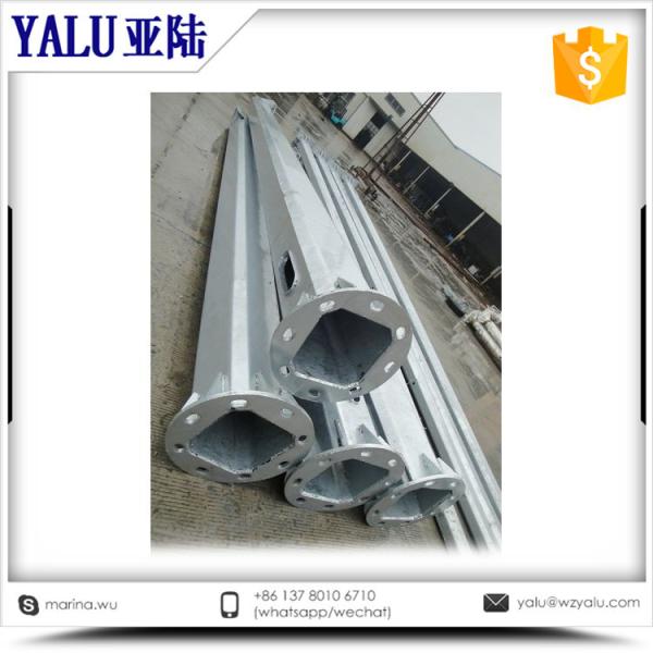 18meters Q235 galvanized polygon auto lift street high mast lighting pole with LED lights
