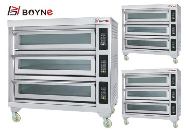 Grande capacidade que coze as bandejas 380v de Oven Electric Three Layer Nine