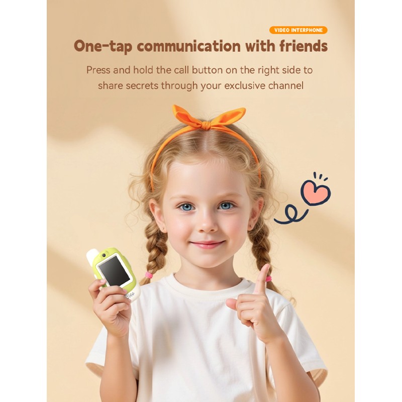 Newest Portable Children Video Walkie Talkies 2 Pack in Set for Kids Outdoor Parent-child Interphone Toys As Christmas Gifts