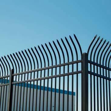 Galvanized Backyard Or Garden Steel Fences Wrought Iron Garden Fence Panels